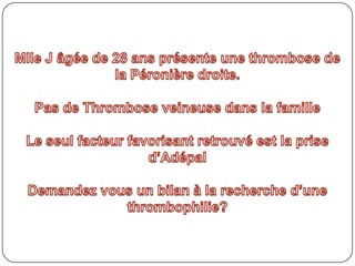 2010 12-thrombophilies 1 | PPT