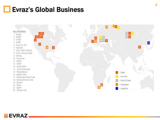 4
Evraz’s Global Business
 