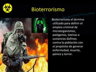 Guerras Biologicas y Bioterrorismo | PPT