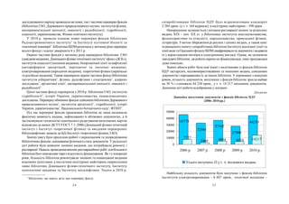 24 25
досліджуваногоперіодупроводили якповні, такі часткові перевірки фондів
(бібліотеки ГАО, Державного природознавчого музею, інститутів фізики,
експериментальної патології, онкології і радіобіології; гідробіології,
соціології, українознавства, Фізико-хімічного інституту).
У 2010 р. провели планові повні перевірки фондів бібліотеки
Радіоастрономічного інституту*
та Інституту клітинної біології та
генетичної інженерії*
. Бібліотека ІБПМрозпочала узвітномуроці перевірку
всього фондуі планує завершити її у 2011 р.
Окремі частини фондів у звітному році перевірили бібліотеки: ГАО
(довідковівидання), Донецькогофізико-технічногоінституту*
(фонд«ДСК»),
інститутів соціології (іноземні видання), біоорганічної хімії та нафтохімії
(автореферати дисертацій, періодичні та іноземні видання),
електрозварювання (періодичні видання), теоретичної фізики (українські
та російські видання). Також перевірили окремі частини фондубібліотеки
інститутів кібернетики*
, фізики, радіофізики і електроніки*
, ядерних
досліджень*
, органічної хімії*
, експериментальної патології, онкології і
радіобіології*
.
Цінні частини фонду перевірили у2010 р. бібліотеки ГАО, інститутів
гідробіології*
, історії України, українознавства, енциклопедичних
досліджень. Перевіркуобмінних фондів здійснили бібліотеки Державного
природознавчого музею*
, інститутів археології*
, гідробіології, історії
України, українознавства*
, Національного ботанічного саду*
, ФТІНТ*
.
Під час перевірки фондів працівники бібліотек не лише визначали
фактичну наявність видань, зафіксованих в облікових документах, а й
застосовували технологію одночасного редагування каталожних карток
відповіднодо вимог ДСТУ/ГОСТ 7.1–2006 (Донецький фізико-технічний
інститут і Інститут теоретичної фізики) та введення перевірених
бібліографічних записів до БД (Інститут теоретичної фізики, ГАО).
Значнуувагу було приділено роботі з переміщення та упорядкування
бібліотечних фондів, оцінювання фізичногостанудокументів. У результаті
цієї роботи були виявлені зношені видання, що потребували ремонту і
реставрації. Нажаль проведенняякіснихреставраційнихробіт длябільшості
бібліотек булонеможливе через відсутність фінансування. Як і упопередні
роки, більшість бібліотек ремонтували зношені та пошкоджені видання
власними зусиллями, а послугами палітурних майстерень скористалися
лише бібліотеки Донецького фізико-технічного інституту, Інституту
геотехнічної механіки та Інституту металофізики. Усього в 2010 р.
співробітниками бібліотек НДУ було відремонтовано власноруч
2 284 прим. (у т. ч. 164 журнали), в палітурних майстернях – 598 прим.
Невирішеним залишається і питання реставрації цінних та рідкісних
видань XIX – поч. XX ст. у бібліотеках інститутів мистецтвознавства,
фольклористики та етнології, народознавства, прикладної фізики,
літератури. З метою збереження рідкісних і цінних видань, а також книг
підвищеного попиту співробітники бібліотек Інститутуколоїдної хімії та
хімії води та ОдеськогофіліалуІБПМ оцифровувалиці документи і надавали
їх у користування читачам в електронномувигляді. Однак, як зазначили
завідувачі бібліотек, ця робота окремоне фінансувалася, томупросувалася
дуже повільно.
Значні обсяги робіт були пов’язані з вилученням із фондів бібліотек
НДУ застарілих, маловикористовуваних та зношених видань, списанням
документів і передаванням їх до інших бібліотек. У порівнянні з минулим
роком, кількість документів, вилучених з фондів бібліотек зросла майже
на 38 % і становила 44 230 прим., у т. ч. 14 217 іноземних документів.
Динаміка цієї роботи відображена у діаграмі .
*
Бібліотеки, що мають акти про перевірку фонду.
45778
32861
37102
27980
44230
14217431050542468
7727
0
10000
20000
30000
40000
50000
2006 р. 2007 р. 2008 р. 2009 р. 2010 р.
Усього вилучено у т. ч. іноземних видань
Діаграма
Динаміка вилучення документів з фондів бібліотек НДУ
(2006–2010 рр.)
Найбільшу кількість документів було вилучено з фондів бібліотек
інститутів електрозварювання – 8 487 прим., технічної механіки –
 