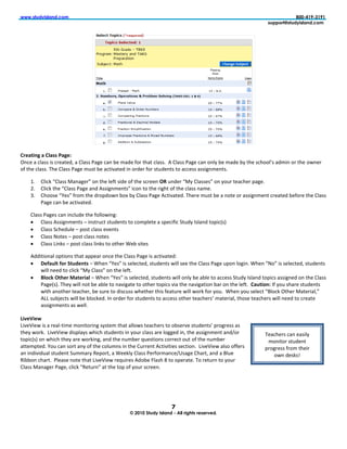 !!!"#$%&'(#)*+&",-.!       !        !        !         !         !         !               !!!!!!!!!!!!!!!!!!!!!!!!!!!!!!   !               !        !!!!!!!!!!/00123415343666666666666666666
    6       6        6         6        6        6         6         6         666666666666666666666666            6            666666666666666666#%77-8$9#$%&'(#)*+&",-.6




                                                                                                                                       !

    90-*#B+=!*!9)*((!<*=-R!
                                                                                                                                                                      !3H1%(!
    39!.'%!&8"**#!$'%!48"**!6"+%!</*.!,%!"&.7C".%0!71!3(0%(!93(!*./0%1.*!.3!"&&%**!"**7+1<%1.*#!
        !
        P#                         !31!.'%!8%9.!*70%!39!.'%!*&(%%1!@S!                                         !
        K#                                                                                !
        L#                                                          ?&.7C".%0#!$'%(%!</*.!,%!"!13.%!3(!"**7+1<%1.!&(%".%0!,%93(%!.'%!48"**!
             6"+%!&"1!,%!"&.7C".%0#!
    !
        48"**!6"+%*!&"1!71&8/0%!.'%!93883H71+^!
            48"**!?**7+1<%1.*! !71*.(/&.!*./0%1.*!.3!&3<=8%.%!"!*=%&797&!-./0B!I*8"10!.3=7&D*G!!
            48"**!-&'%0/8%! !=3*.!&8"**!%C%1.*!
            48"**!]3.%*! !=3*.!&8"**!13.%*!
            48"**!>71F*! !=3*.!&8"**!871F*!.3!3.'%(![%,!*7.%*!!
!
        ?007.731"8!3=.731*!.'".!"==%"(!31&%!.'%!48"**!6"+%!7*!"&.7C".%0^!!
            X-8*$)#!870!"#$%-+#(! !                         !                                                                8%&.%0V!*./0%1.*!
                                                     !
            U)7.M!@#/-0!1*#-0B*)! !
            6"+%D*G#!$'%B!H788!13.!,%!",8%!.3!1"C7+".%!.3!3.'%(!.3=7&*!C7"!.'%!1"C7+".731!,"(!31!.'%!8%9.#!!9*$#B7+R!I9!B3/!*'"(%!*./0%1.*!

             ?>>!*/,@%&.*!H788!,%!,83&F%0#!I1!3(0%(!93(!*./0%1.*!.3!"&&%**!3.'%(!.%"&'%(*                                                                 %0!.3!&(%".%!
             "**7+1<%1.*!"*!H%88#!!
    !
    LBA-DB-C!!
    >7C%h7%H!7*!"!(%"8;
    .'%B!H3(F#!!>7C%h7%H!07*=8"B*!H'7&'!*./0%1.*!71!B3/(!&8"**!"(%!83++%0!71V!.'%!"**7+1<%1.!"10c3(!                                        $%"&'%(*!&"1!%"*78B!
    .3=7&D*G!31!H'7&'!.'%B!"(%!H3(F71+V!"10!.'%!1/<,%(!Y/%*.731*!&3((%&.!3/.!39!.'%!1/<,%(!                                                  <317.3(!*./0%1.!
    "..%<=.%0#!e3/!&"1!*3(.!"1B!39!.'%!&38/<1*!71!.'%!4/((%1.!?&.7C7.7%*!*%&.731#!!>7C%h7%H!"8*3!399%(*!                                    =(3+(%**!9(3<!.'%7(!
    "1!7107C70/"8!*./0%1.!-/<<"(B!5%=3(.V!"![%%F8B!48"**!6%(93(<"1&%c)*"+%!4'"(.V!"10!"!E8/%!                                                  3H1!0%*F*g'
    57,,31!&'"(.#!!68%"*%!13.%!.'".!>7C%h7%H!(%Y/7(%*!?03,%!a8"*'!O!.3!3=%(".%#!$3!(%./(1!.3!B3/(!
                                                                        !
    !!




                                                                         (!
                                                     :6;0306<$%&'6=#)*+&616>))68(?@$#68A#A8BA&"6
    !
 