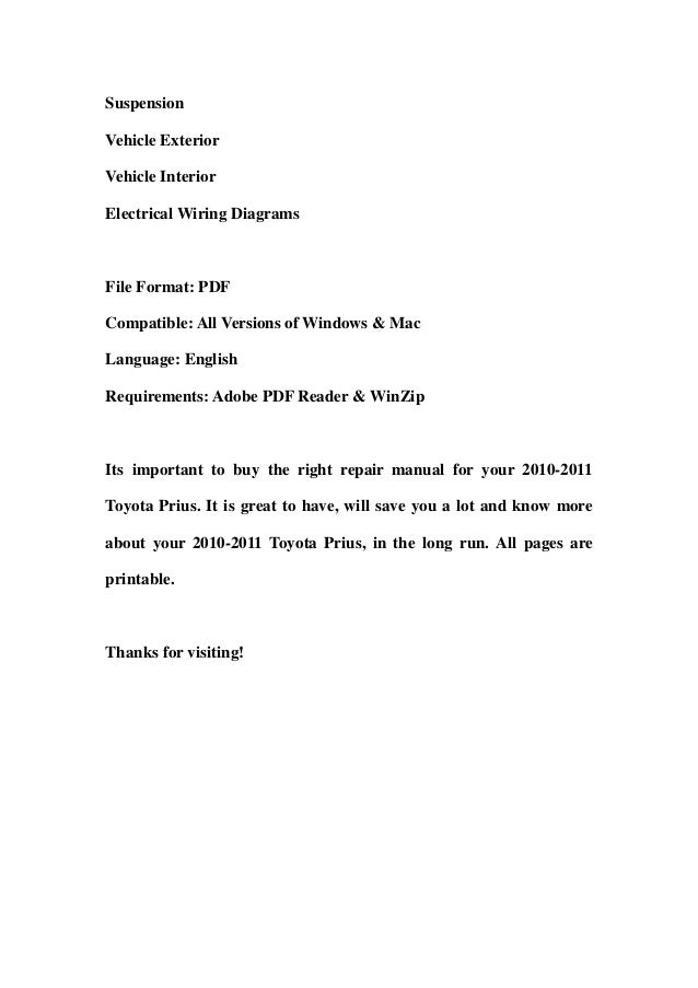Owners manual 2010 prius Owners manual 2010 prius