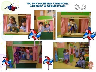 NO FANTOCHEIRO A BRINCAR, APRENDO A DRAMATIZAR. 