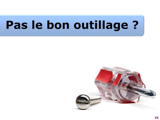 25Pas le bon outillage ?