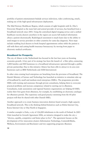 2010: Broadband City