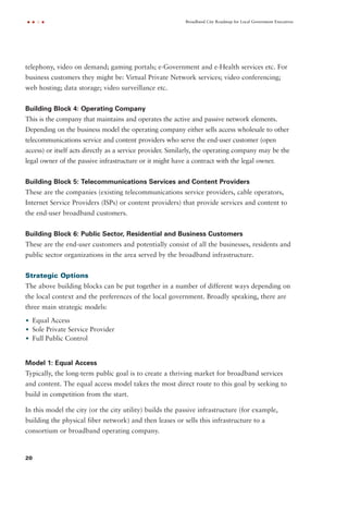 2010: Broadband City