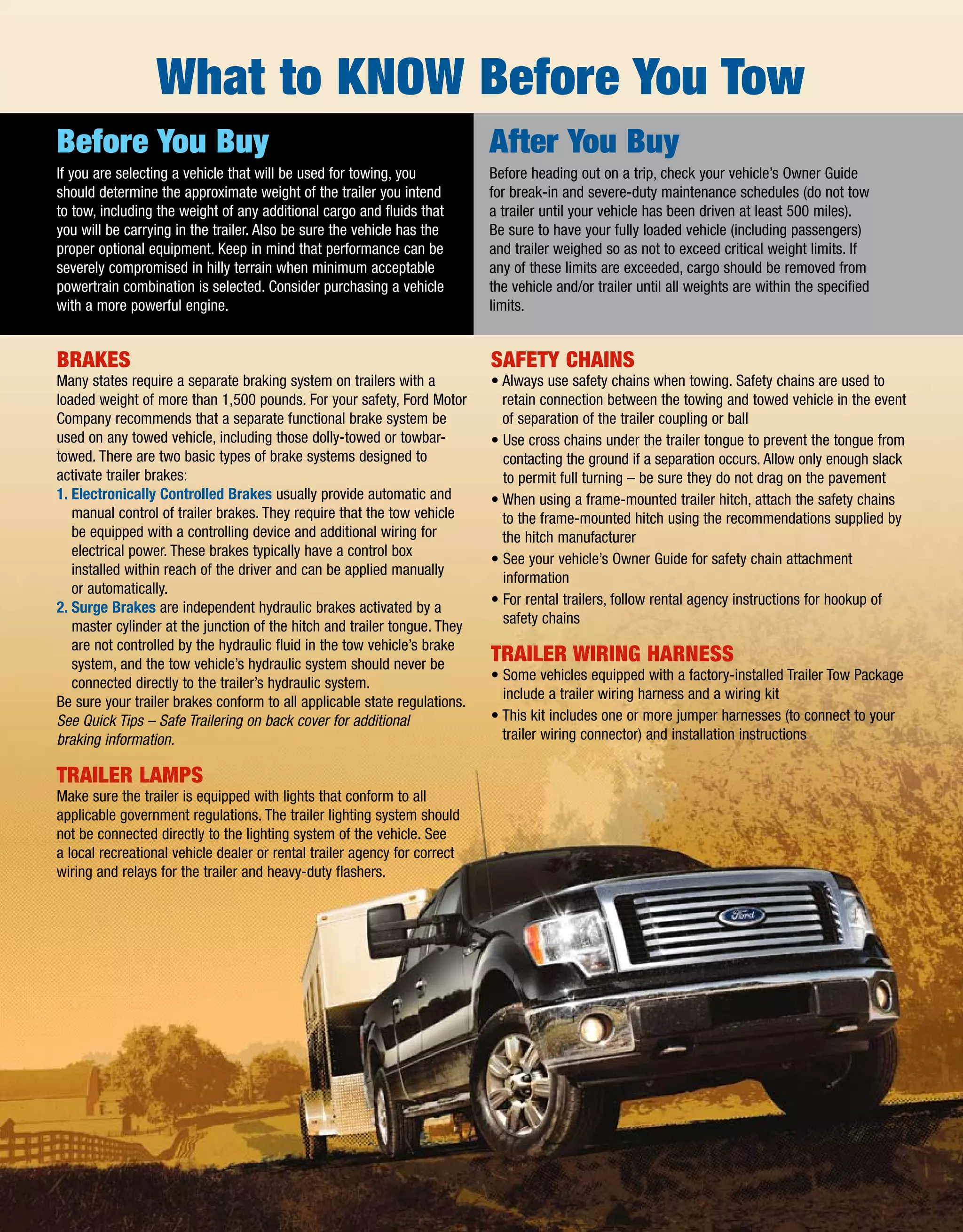 2010 Ford Expedition Towing Guide Specifications Capabilities PDF