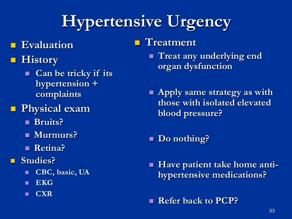GEMC Hypertensive Urgency and Emergency Resident Training