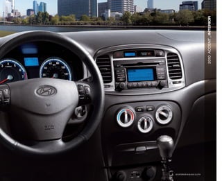 2010 ACCENT _ interior
se inTeRioR in black cloTh
 