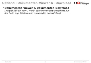 Ggf. Agenturleistungen