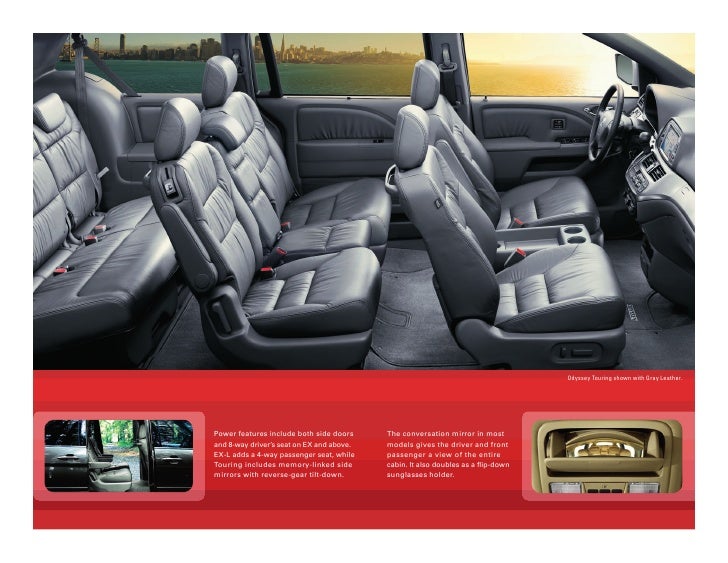 2010 honda odyssey minivan