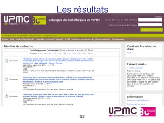 Les résultats




     32
 