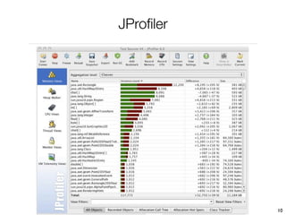 JProﬁler




           10
 