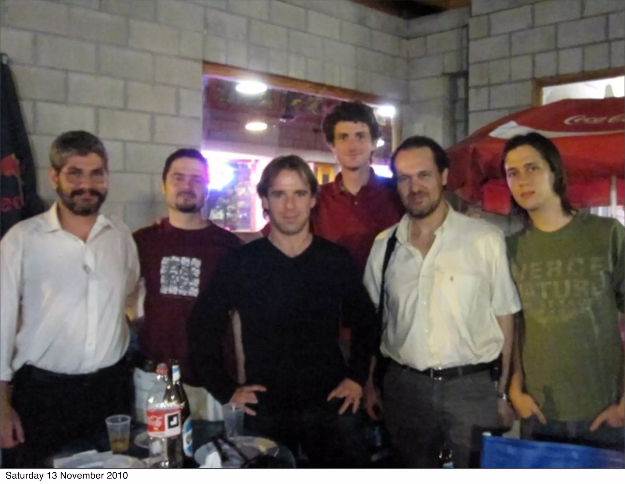 7
Saturday 13 November 2010
 