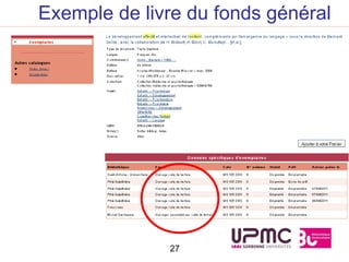 Exemple de livre du fonds général




              27
 