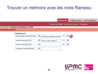 Trouver un mémoire avec les mots Rameau




                   32
 