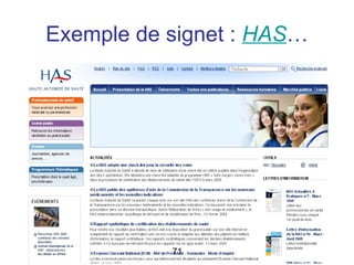 Exemple de signet : HAS…




           71
 