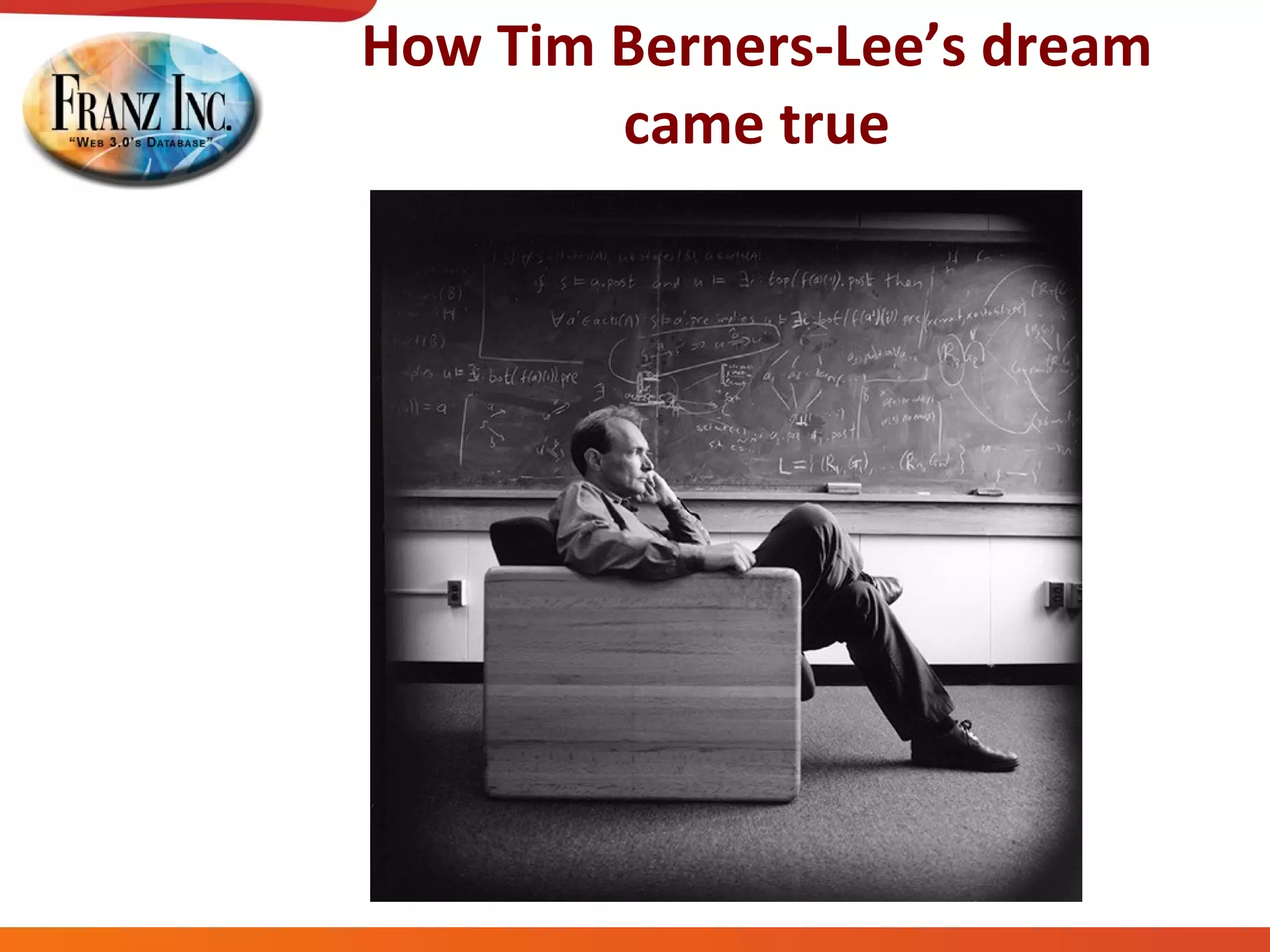 How Tim Berners-Lee’s dream came true 