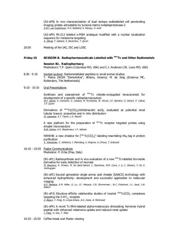 10 Terachem Technetium Symp Mazzi Final Program 10 Terachem Technetium Symp Mazzi Final Program