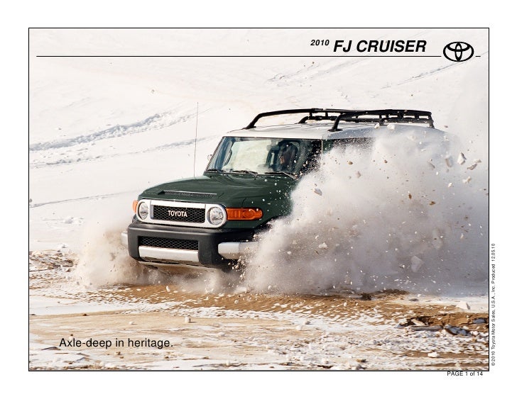 2010 Toyota Fj Cruiser Dallas