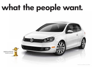 2010 Volkswagen Golf Brochure