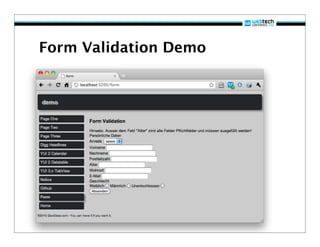 Form Validation Demo
 
