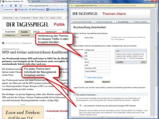 Verfeinerung des Themas
            für bessere Treffer in allen
            Ausgabe-Kanälen.




 Verfeinerung des Themas
Für jedes Thema kann
 für bessere Treffer in allen
individuell der Bezugskanal
 Ausgabe-Kanälen.
festgelegt werden.




                                           © 2009 zelect GmbH
 