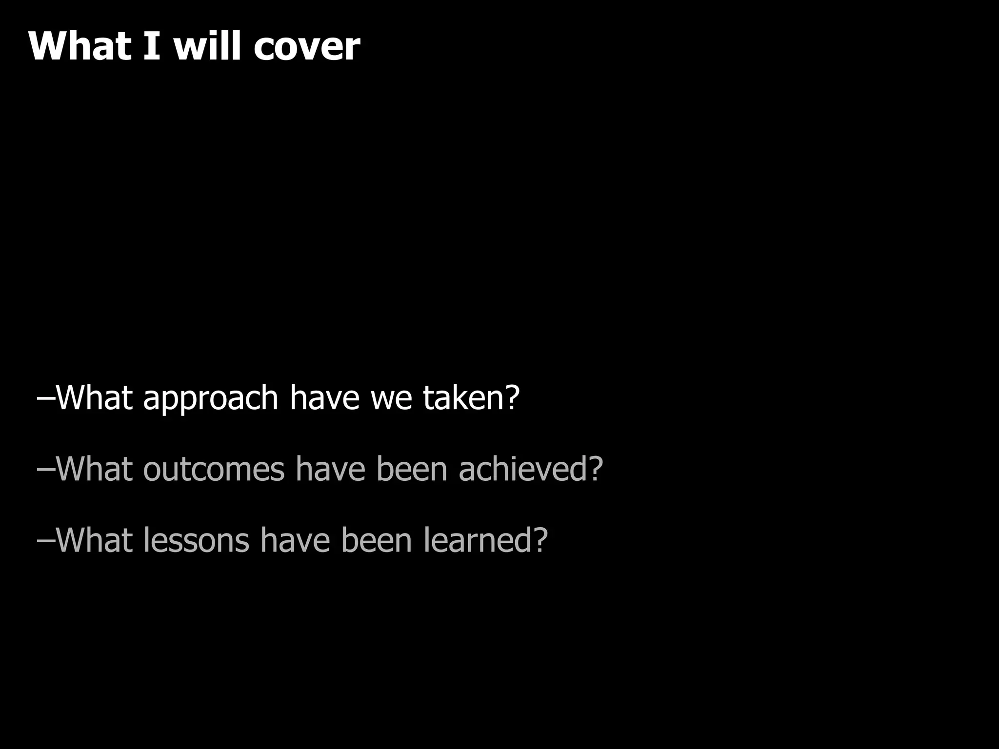 What I will cover What challenges does Imagination face? Why cloud & Google Apps? What approach have we taken? What outcomes have been achieved? What lessons have been learned? Who are Imagination? 