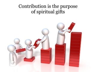 Contribution is the purpose of spiritual gifts 