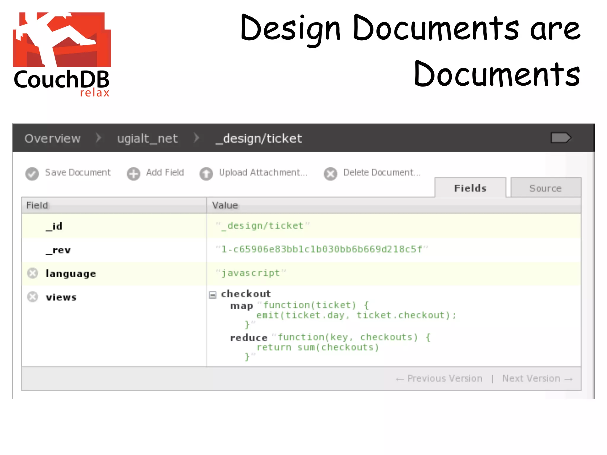 Design Documents are
          Documents
 
