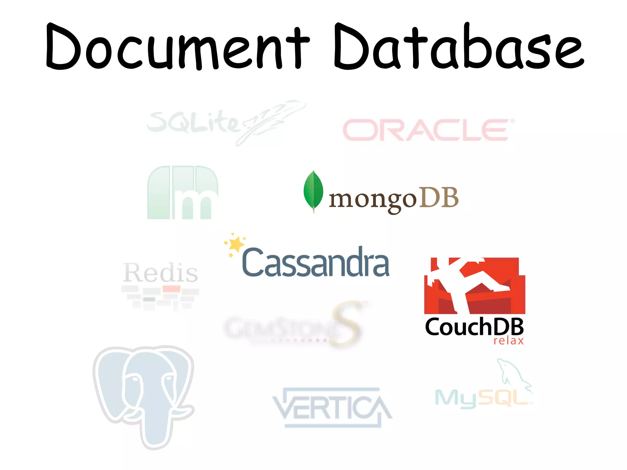Document Database
 