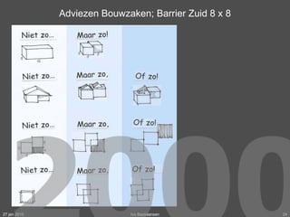 Adviezen Bouwzaken; Barrier Zuid 8 x 8 27 jan 2010 Ivo Bastiaansen 