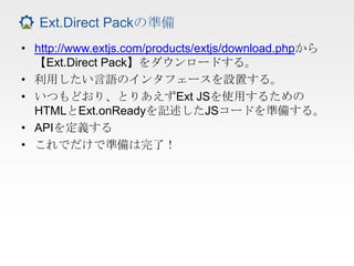 Ext.Directについて | PPTX