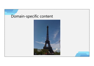Domain-specific content
 
