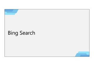 Bing Search
 