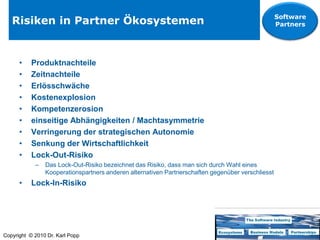 Ziele von Software-Herstellernfür Partner-ÖkosystemeSoftwarePartnersMonetarisierung des Ökosystems