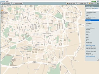 Mapnik: renderizado de mapas Creación de mapas raster a partir de datos geográficos Plugins para osm, postgis, shp etc. Herramienta ideal para crear tiles 