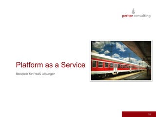 SalesforceAm häufigsten zum Thema zitiertUmfangreiches CRM mit Vertriebsautomatisierung, Marketing, Partnersystem, …Integration von Twitter, facebook und Co30