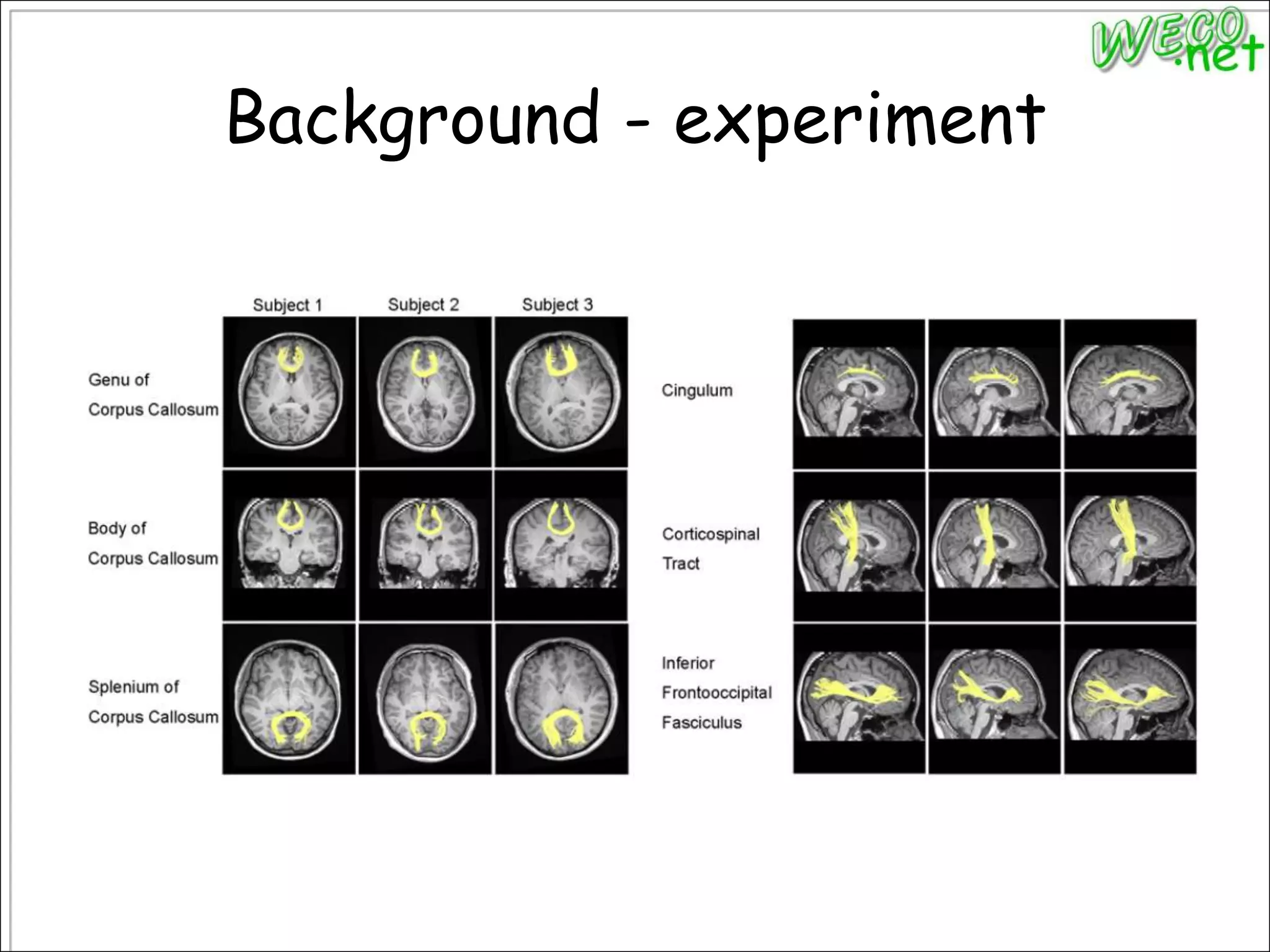Background - experiment