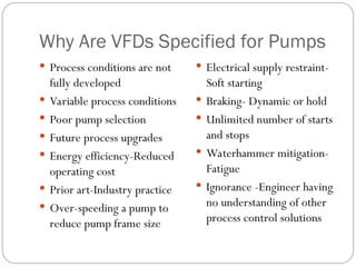 Evaluating the True Value of Variable Frequency Drives (VFDs) in Pump ...
