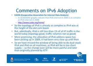4th March 2005 IPv6 Topology (CAIDA.org)
 