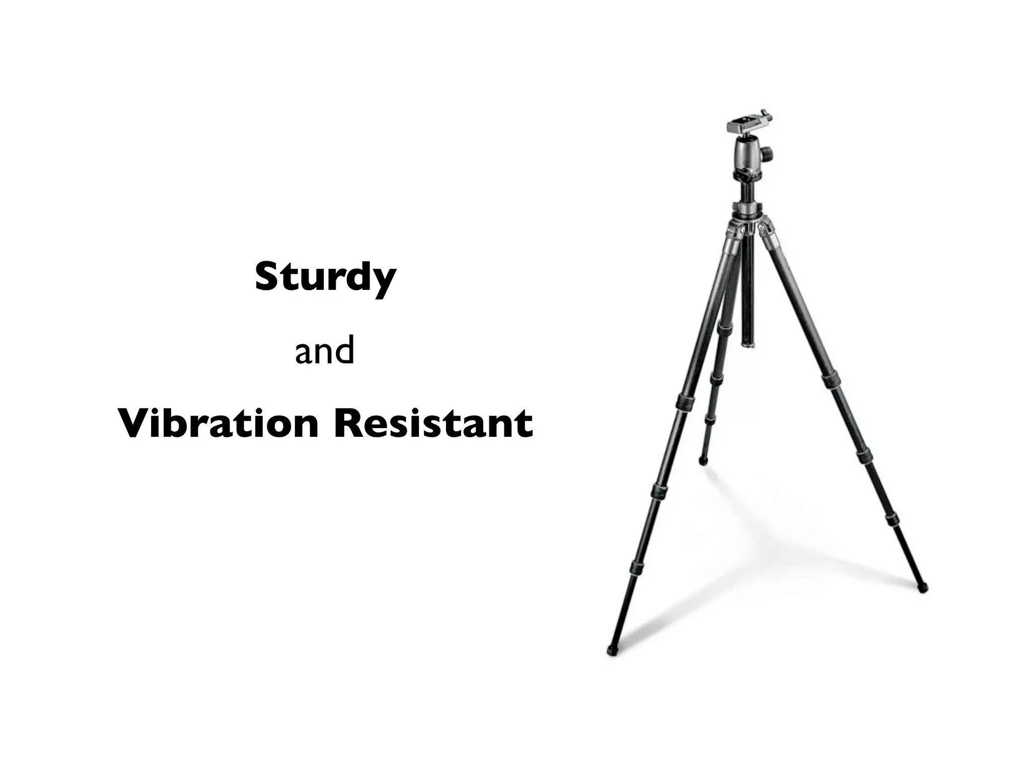Sturdy
        and
Vibration Resistant
 