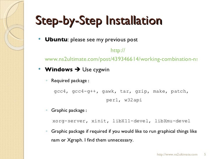 Install Ns2 On Cygwin Windows 7