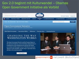 Government 2.0 Introduction -  politcamp10 Germany (03/2010)