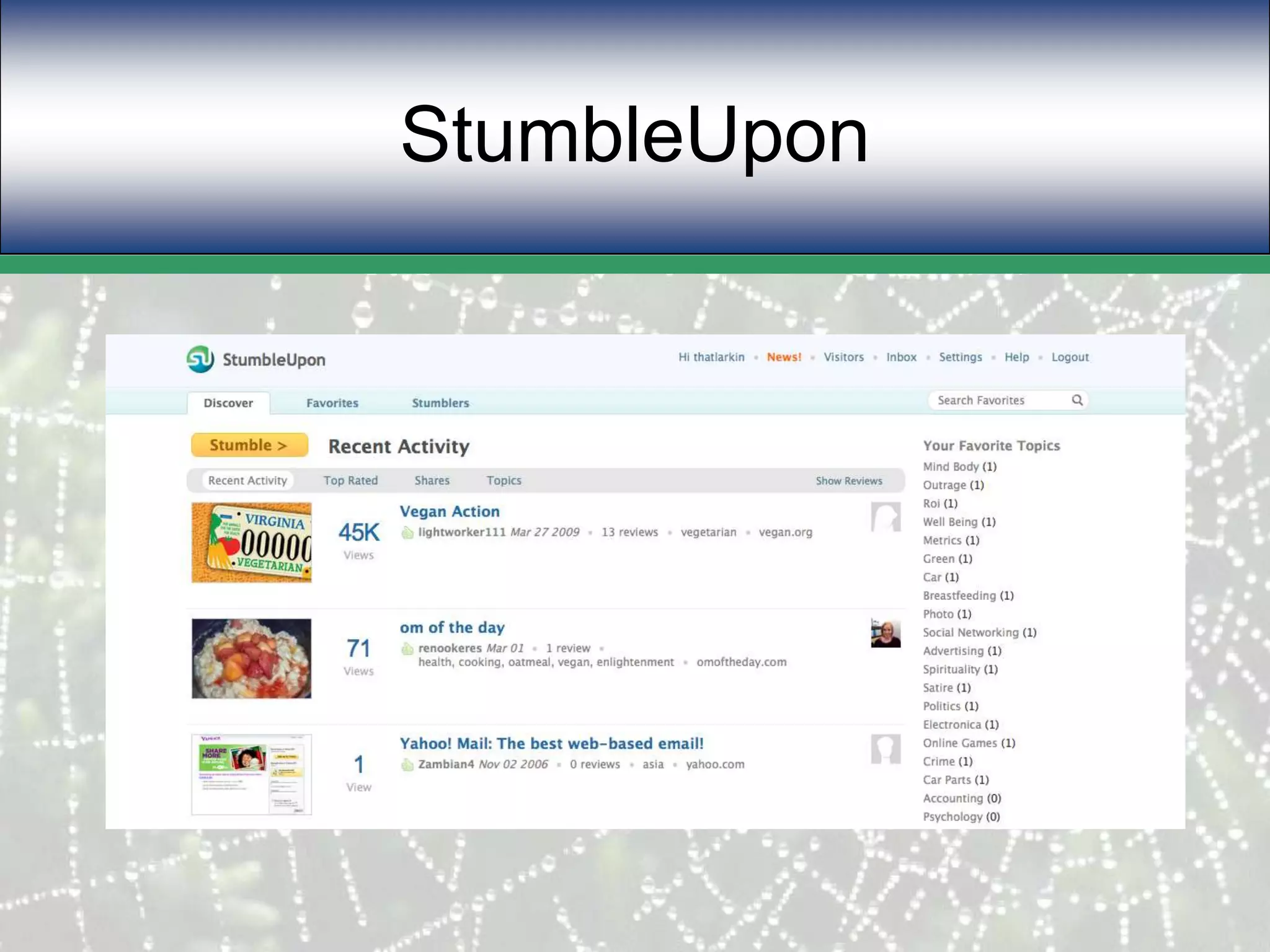 StumbleUpon