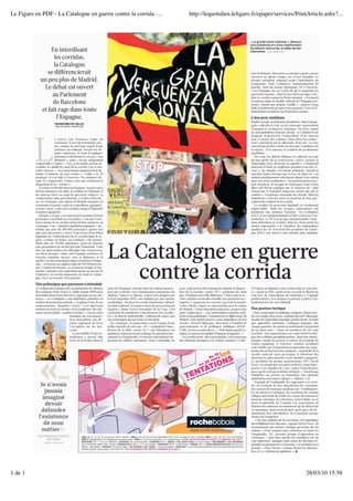 Le Figaro en PDF - La Catalogne en guerre contre la corrida -...   http://lequotidien.leﬁgaro.fr/epaper/services/PrintArticle.ashx?...




1 de 1                                                                                                                28/03/10 15:58
 