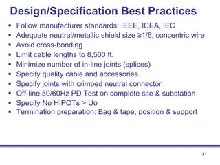 Assuring Reliability of Critical Power Cable Systems | PDF