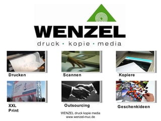 Drucken Scannen Kopieren XXL  Print Outsourcing Geschenkideen WENZEL druck kopie media www.wenzel-muc.de 