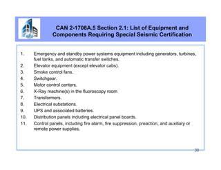 Special Seismic Certification OSHPD | PDF