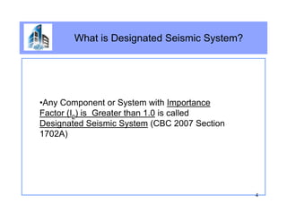 Special Seismic Certification OSHPD | PDF